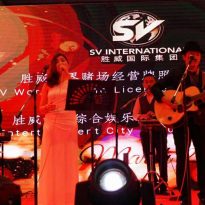 19-3-2016 Opening show for SV international casino license award in Cambodia 4 pcs band