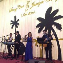 6-9-2016 wedding live band performances in sheraton imperial hotel kl